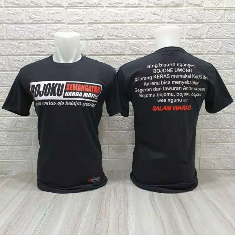 KAOS TSHIRT BOJOKU SEMANGATKU PREMIUM COUPLE