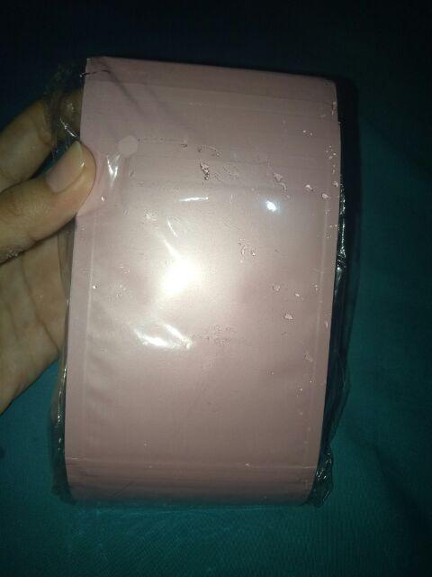 8 X 12 Min100pcs Blue Pink Kantong Plastik Masker Ziplock Klip Pouch Bag Warna Biru Alumunium  Foil