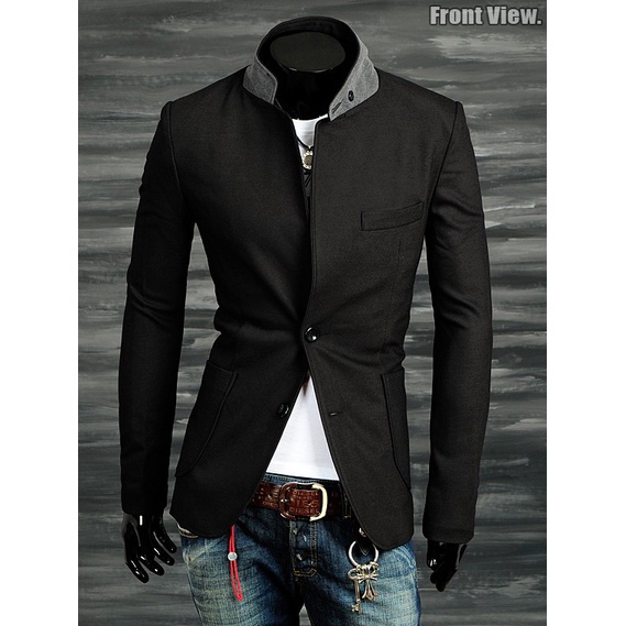 Blazer Black Homme Korean Style - SK65