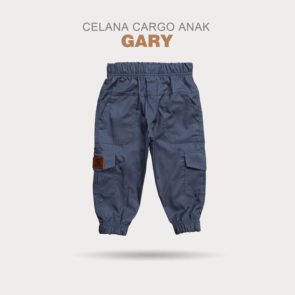 Celana Panjang Anak Jogger Cargo Gary Unisex (1-6 Tahun) OVIKIDS