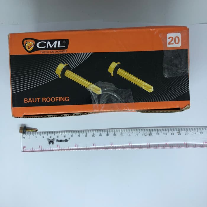 Baut Roofing / Skrup Roofing "CAMEL" 20mm, 2cm (500 pcs)