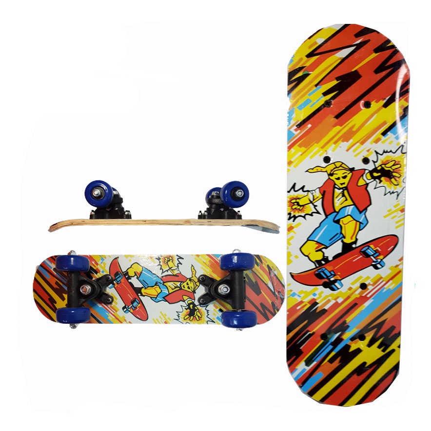 Skateboard Anak Full Set Papan Skateborad Karakter 1705