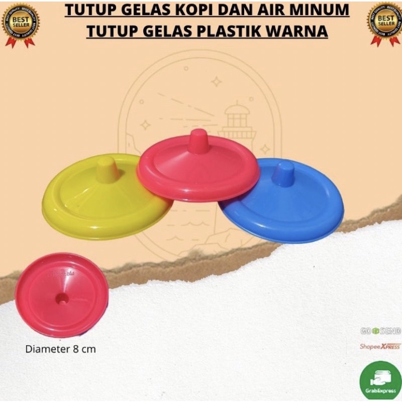 NEW!! TUTUP GELAS PLASTIK / TUTUP GELAS KOPI DAN AIR MINUM