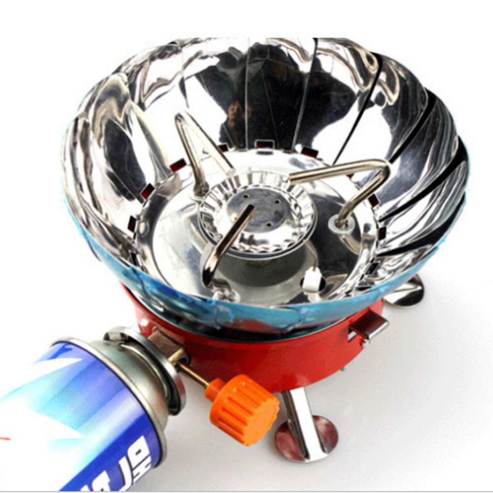 K-203 Kompor Camping Besar Bunga Tahan Angin Windproof Portable Gas Stove Berkemah