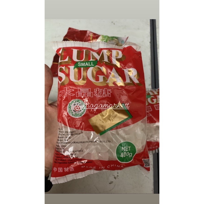 Gula Batu Lump Sugar Rock Candy Small 400gr