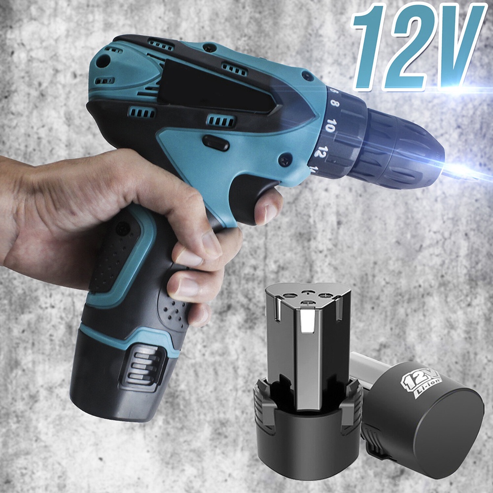 Baterai Bor Litium Li-Ion 12 Volt Baterai Bor Electric Cordless Rechargeable