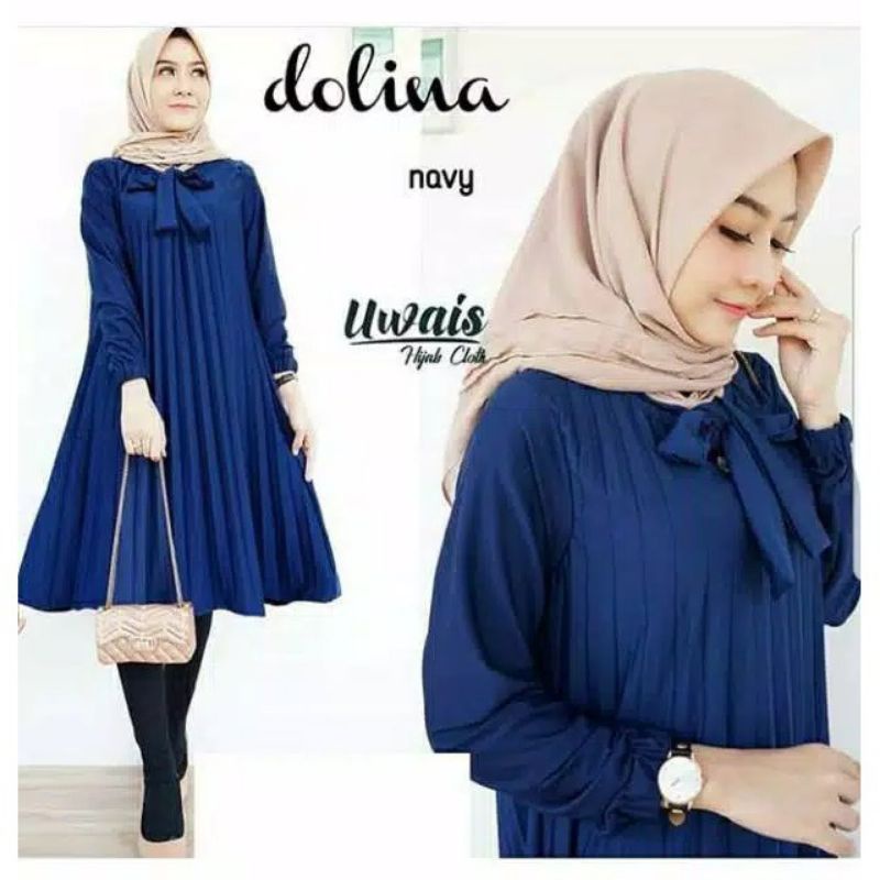 Tunik Plisket Wanita / Atasan Wanita / Tunik / Tunik Plisket / Tunik Wanita / Tunik Cantik / Atasan Tunik Plisket