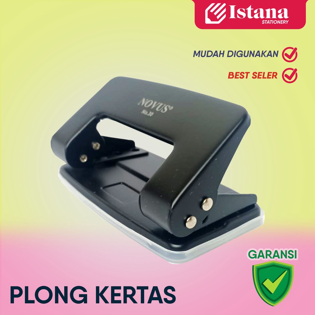 

[BEST SELLER] NOVUS PAPER PUNCH NO.30 (2 HOLES) - PEMBOLONG KERTAS