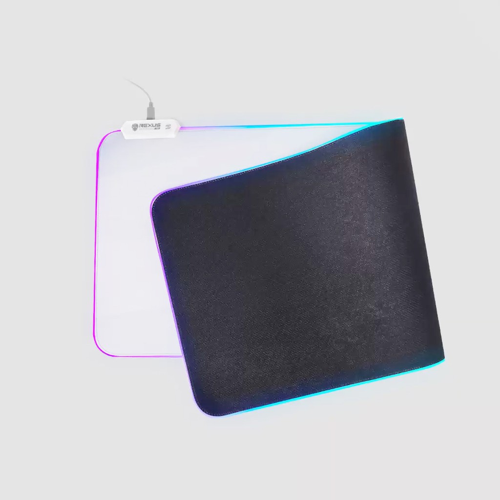 Rexus Kvlar TR2 White RGB Extended Cloth Gaming Mousepad