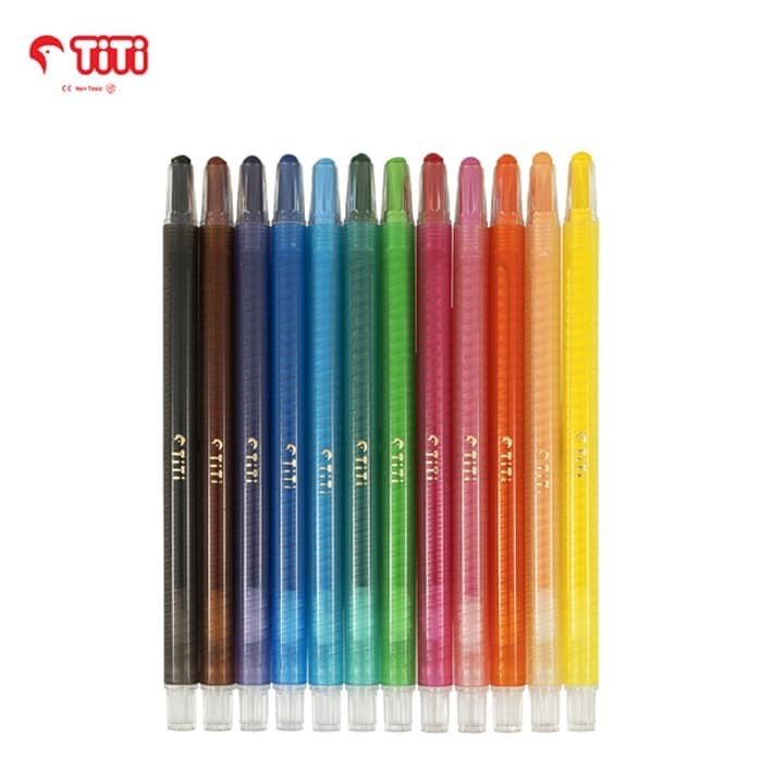 

Twist Crayon / Crayon Putar TiTi TI-CP-12T / 12 Warna