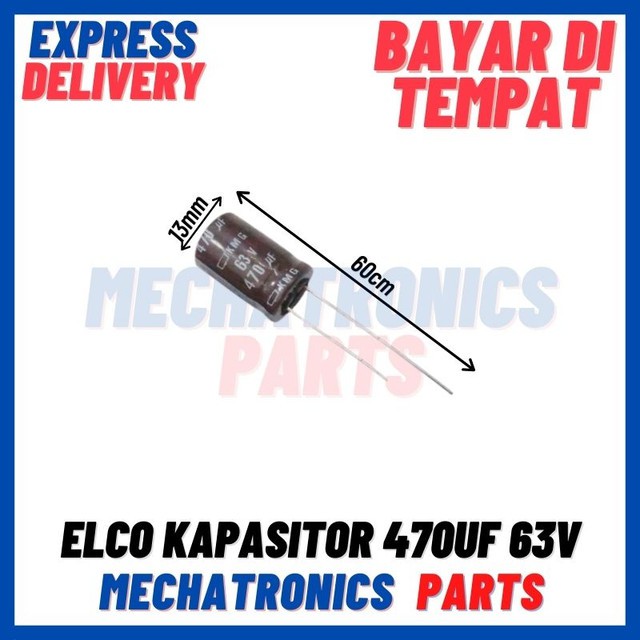 [PAS-9411] ELCO KAPASITOR 470UF 63V