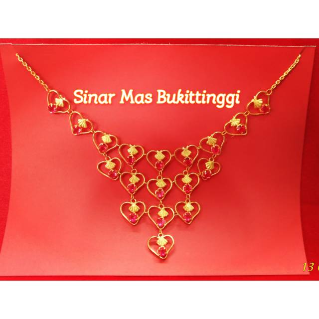 Kalung pengantin buat hiasan dahi