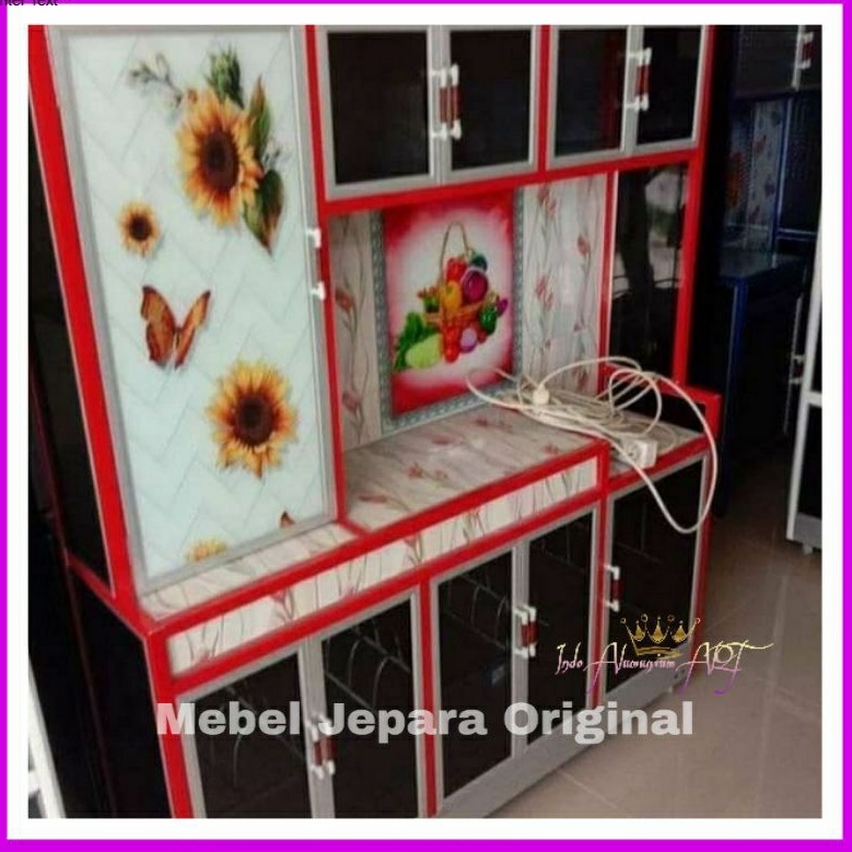 Lemari Dapur - Kitchen Set Dapur Sehat Pintu 10 Laca Aluminium