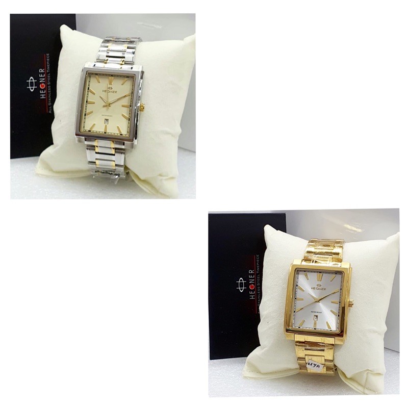 JAM TANGAN PRIA HEGNER 1597G / HW 1597G / HEGNER 1597 RANTAI [ORIGINAL]