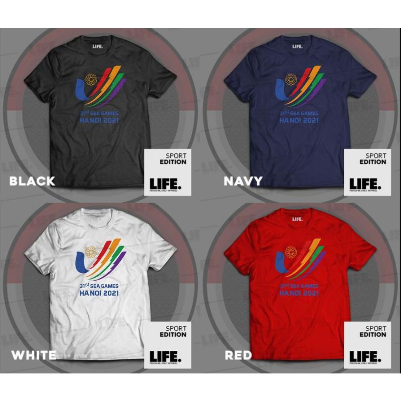 Kaos Tshirt Life Atasan Oblong Sean Games Sport Edition Baju Distro Asean Games 2021 Sea Games Catto