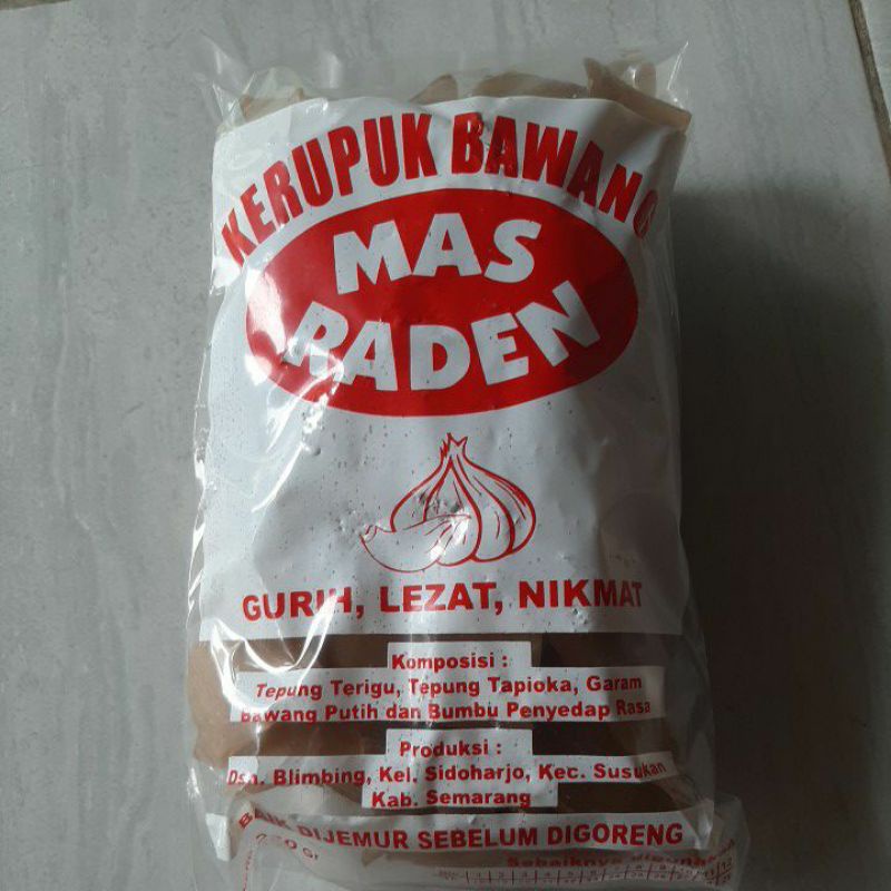 

kerupuk bawang *Mas Raden*