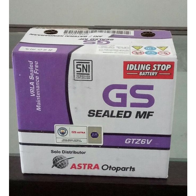Aki Original Suzuki Raider 125/150 GTZ6V GS Astra Aki kering langgengb4