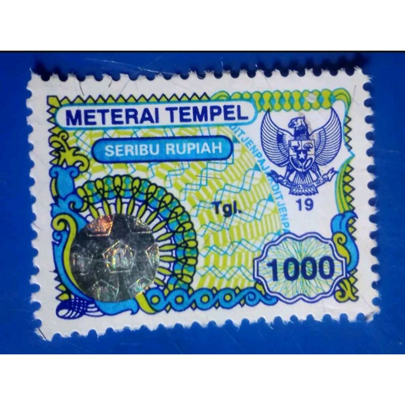 

Meterai 1000 Tahun 1998, 1999, 2000, 2021, 2002, 2003 (A20)