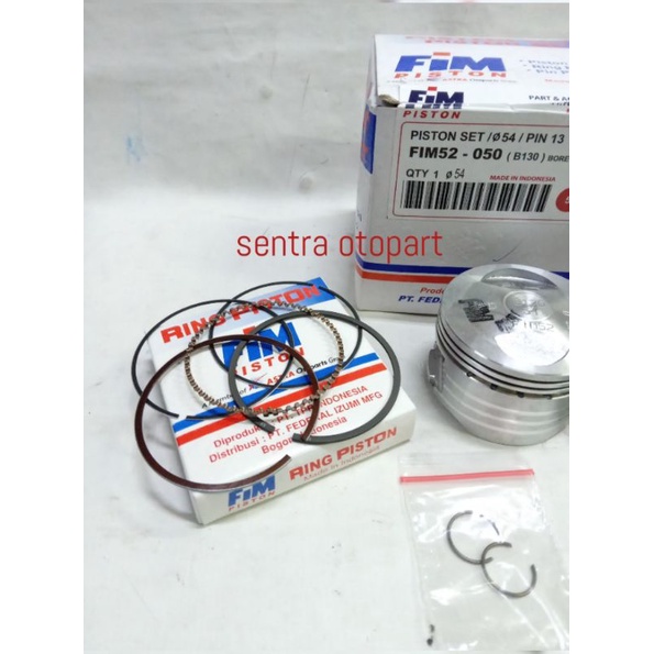 piston kit beat new xb oversize 50 merk fim