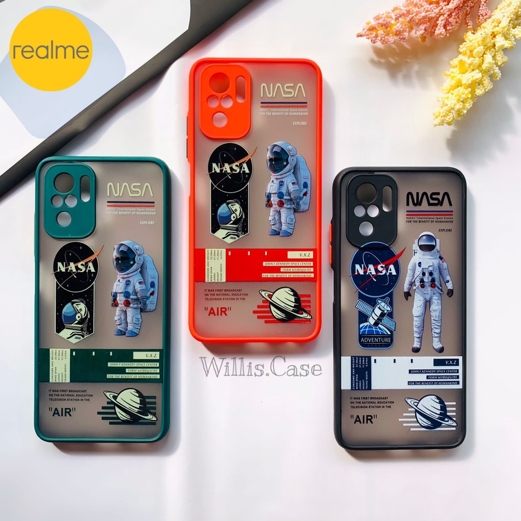 Case Nasa Pelindung Kamera Hp Realme C25 C20 5i C3 C21Y