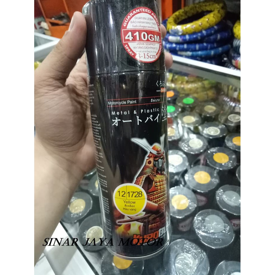 

Pilox Samurai Paint / ZI H-61 Cat Semprot Yellow Kuning 12 1728