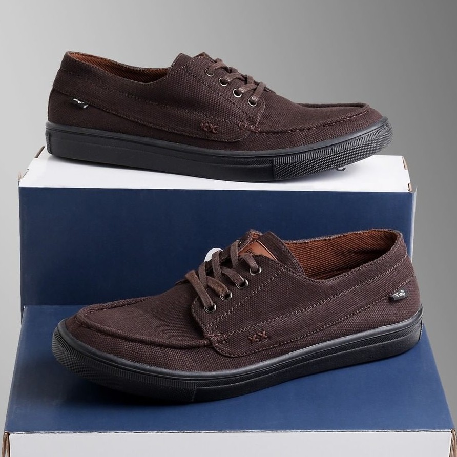 ETERNAL DARKBROWN |ManNeedMe x FSTP| Sepatu Sneakers Pria Casual ORI