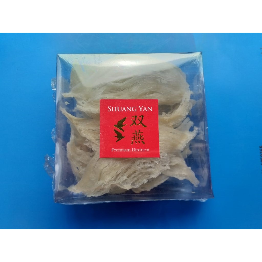 

SHUANG YAN Sarang Burung Walet Kering - Patahan Besar 50gram