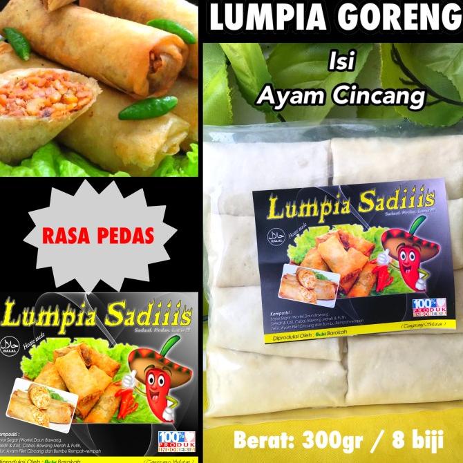 

Lumpia Goreng Pedas isi 8