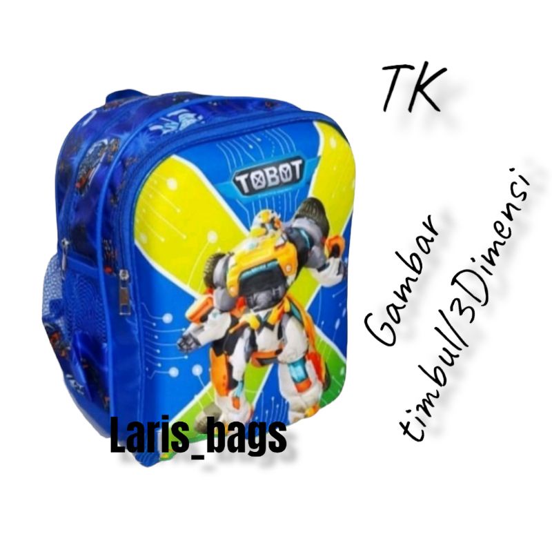 atas sekolah anak TK/Tas anak embos TK/Tas anak laki laki TK/Tas ransel anak TK/Tas anak embos TK/Tas anak murah/Tas anak lucu/Tas embos tobot tk