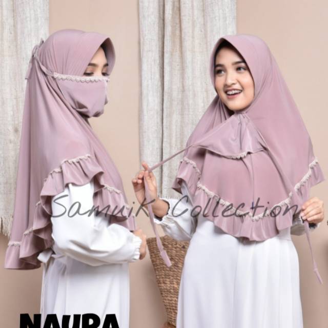 SAMUIK JILBAB JERSEY PREMIUM  NAURA