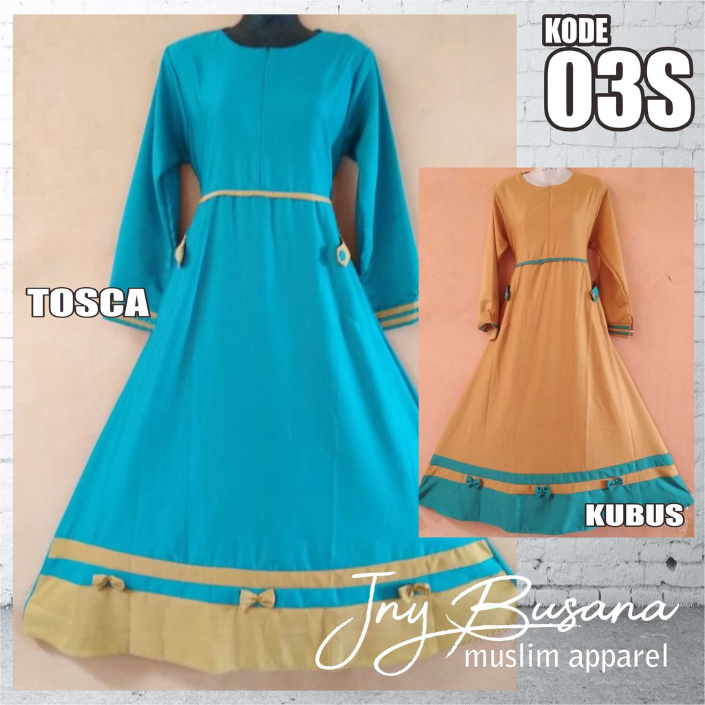 Baju Muslim Balotelli / Gamis / Dress / Party Dress / Long Dress / Gamis Syar'i / Kode 03S