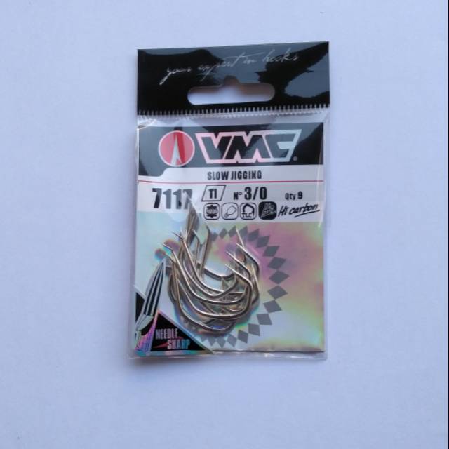Vmc 7117 size 3/0 slow jigging hook termurah