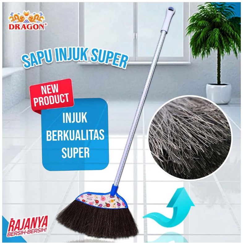 NEW sapu injuk super dragon / sapu ijuk premium / sapu ijuk super dijamin awet dan anti rontok tebal dragon super