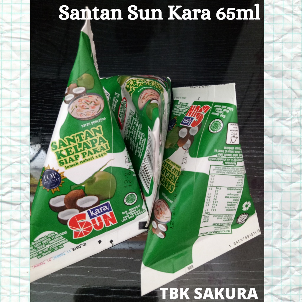 

Santan sunkara 65ml (Segitiga)