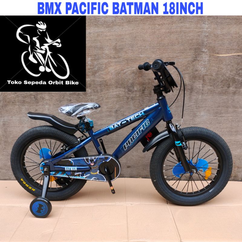 Sepeda BMX PACIFIC Batman 18Inch Hi-ten stell