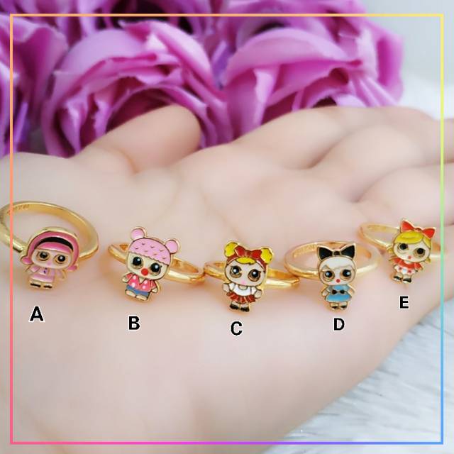 Cincin xuping cincin anak LOL lapis emas gold F126M
