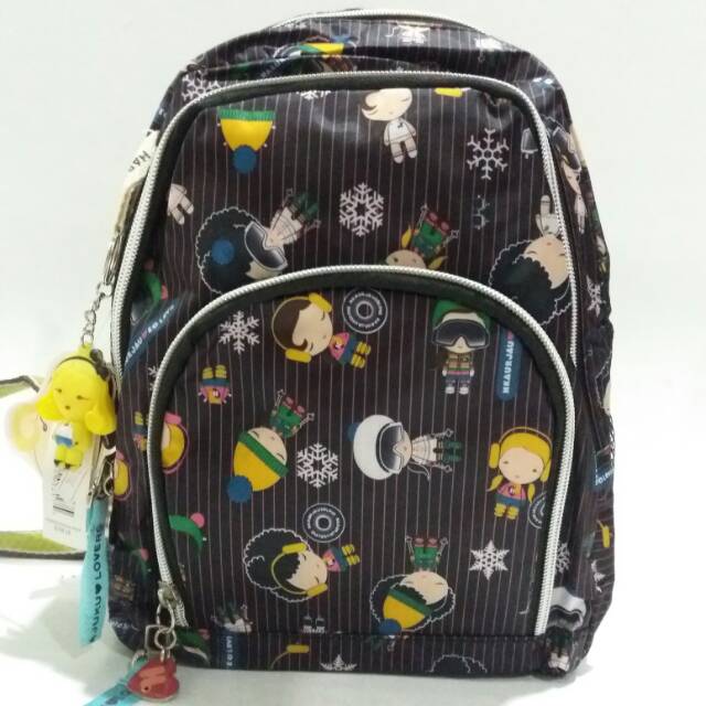 Tas backpack harajuku lovers ransel minni tas lucu