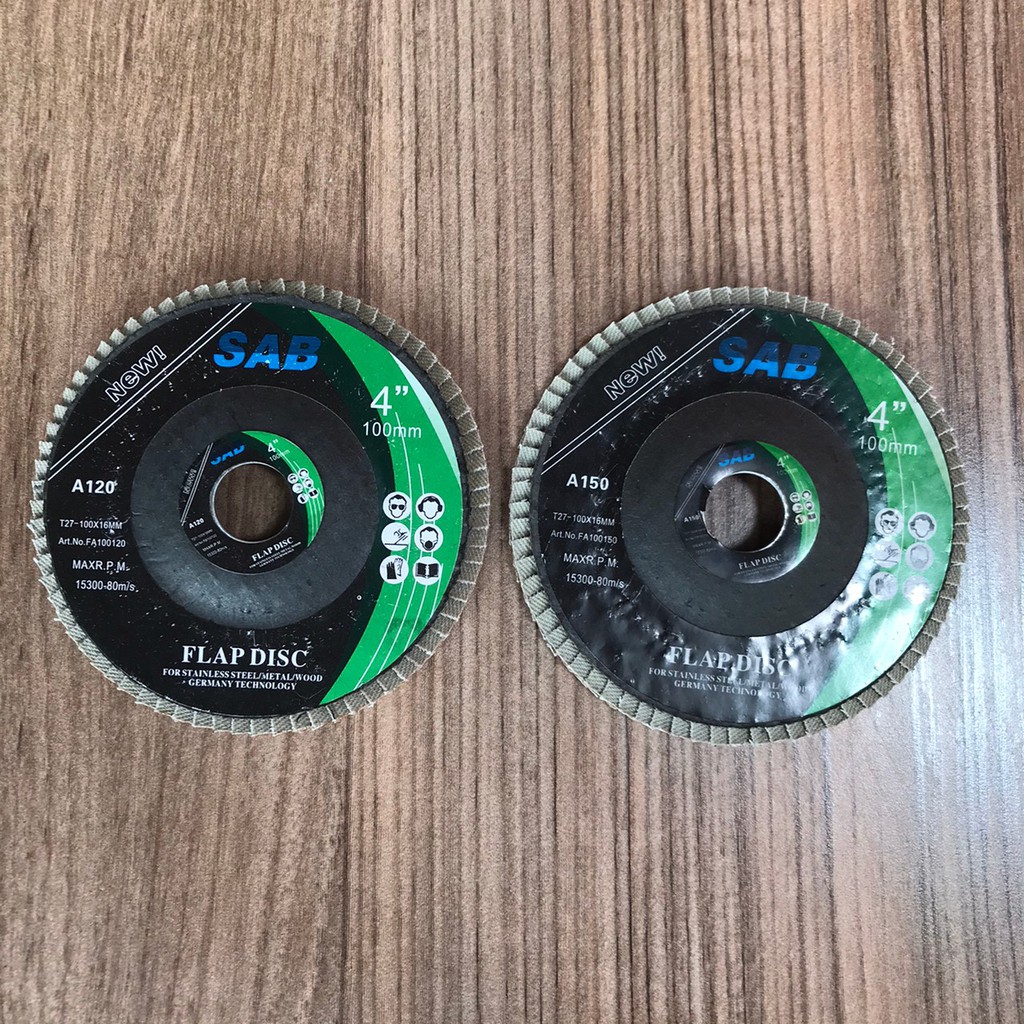 Mata Kertas Gosok Mesin Flapdisc Flap Disc Sab A120 dan A150