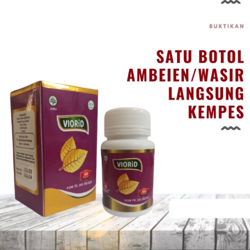 Viorid Obat Ambeien Wasir Herbal