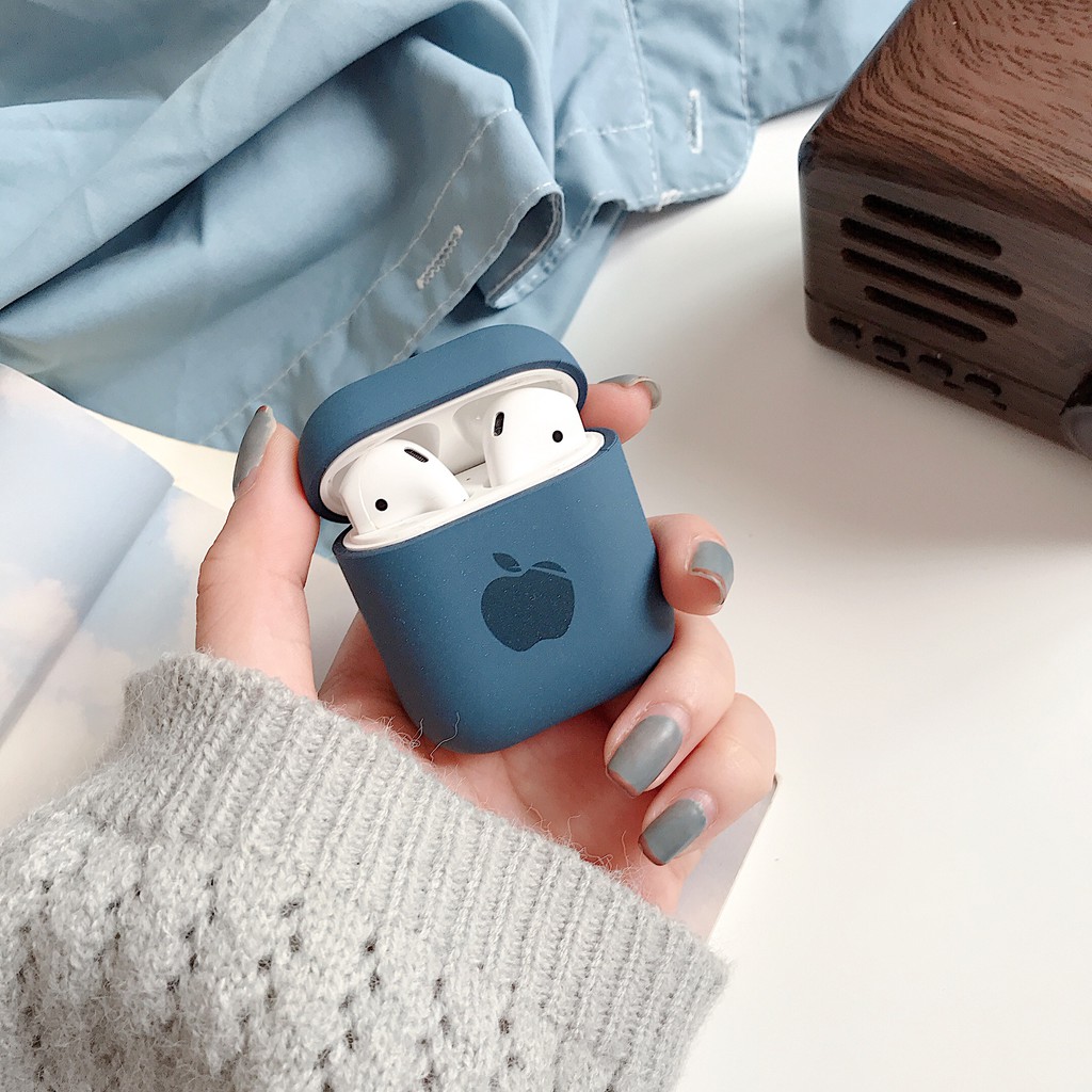 Casing Hard Case Pc Dengan Logo Untuk Apple Airpods 1 / 2 / Pro