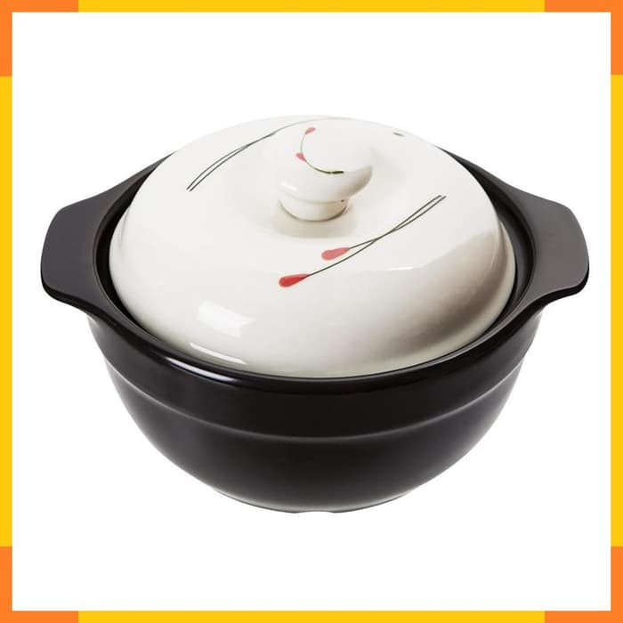 Dong Hwa Ttukbaegi Panci Keramik Sapo Korea Dolsot Shallot Series Tinggi Korean Pot tanah liat