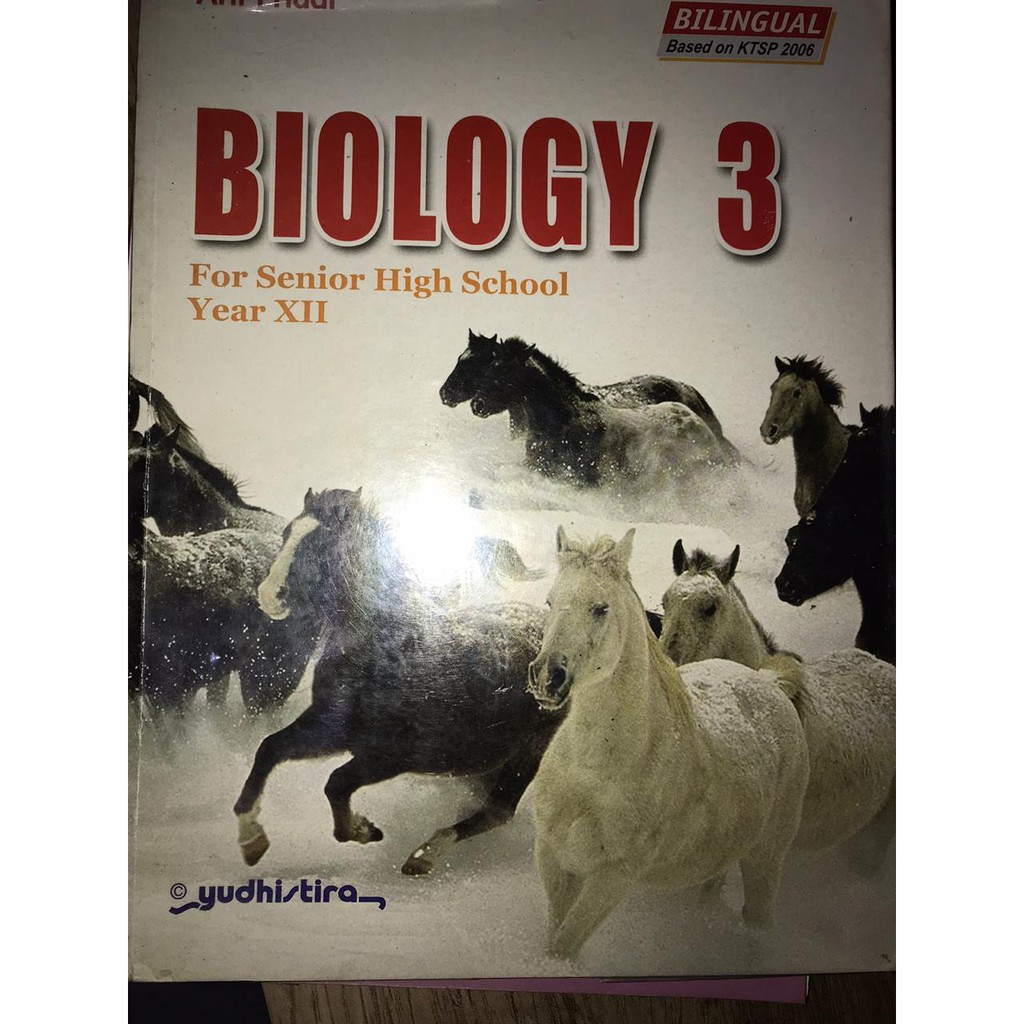 Buku Biologi Kelas XII/SMA 3 - Yudhistira (Bilingual)
