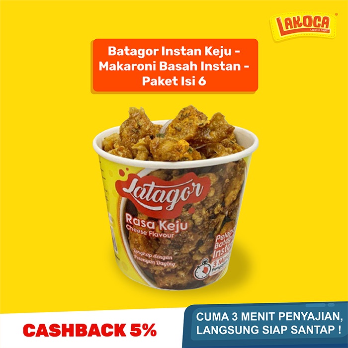 

Paket Isi 6 Batagor Instan Keju dan Makaroni Basah Instan - BARU
