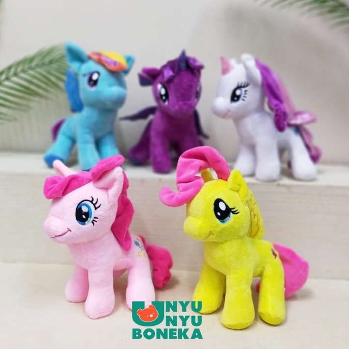 Boneka Kuda Pony 25cm/9&quot;/animal/mainananak/disney/ponylucu/hadiah