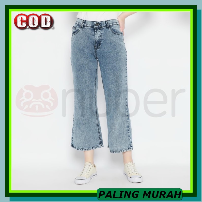 Design United Black Jeans Size Celana Hitam Panjang Denim Jins Ce AT778 Nuber Celana Panjang Wanit