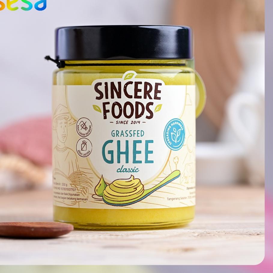 

Update Sincere Foods - Grassfed Ghee Butter Classic 250 g