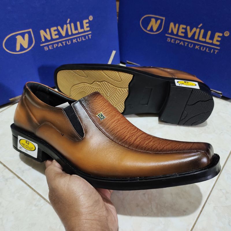 Sepatu Kantoran Pantofel Pria Kulit Asli Cocok Buat Acara Formal/Pantopel Kulit Asli Full 100% NV22