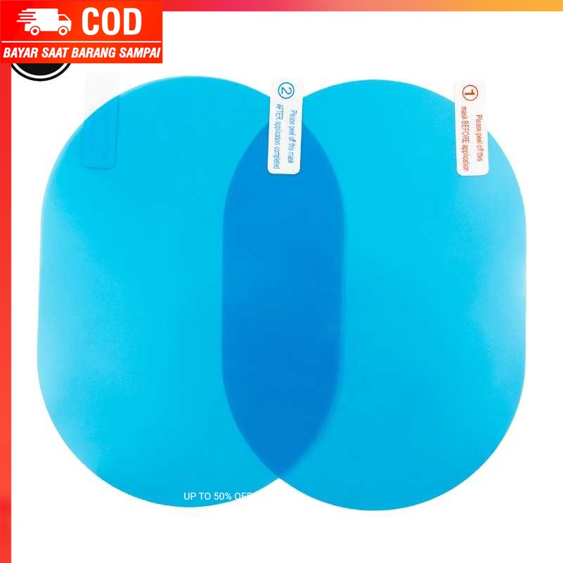 (100% BARANG ORI) XZT Pelindung Kaca Spion Mobil Film Anti Fog Rainproof 2PCS - 2414