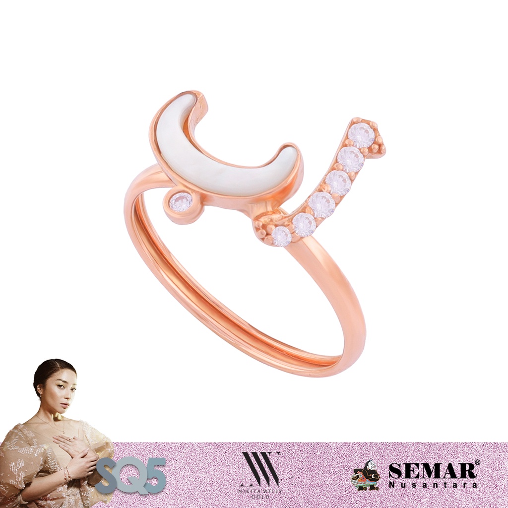 Nikita Willy Gold Cincin Emas Mahabbah 'Abi (Ayah) 10K Ring