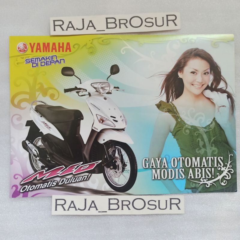 Poster brosur katalog flyer Yamaha Mio AL115S 2007